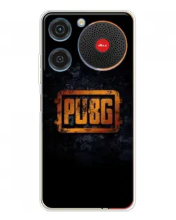Чехол для ZTE Nubia Music с картинкой «PUBG — золотой логотип»