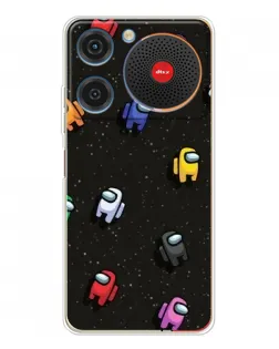 Чехол для ZTE Nubia Music с картинкой «Космический паттерн Among Us» Чехол для ZTE Nubia Music с картинкой «Космический паттерн Among Us»
