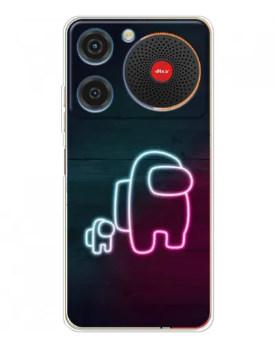 Чехол для ZTE Nubia Music с картинкой «Among Us неон-арт» Чехол для ZTE Nubia Music с картинкой «Among Us неон-арт»