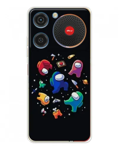 Чехол для ZTE Nubia Music с картинкой «Among Us космос» Чехол для ZTE Nubia Music с картинкой «Among Us космос»