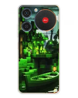 Чехол для ZTE Nubia Music с картинкой «Minecraft лесной пейзаж» Чехол для ZTE Nubia Music с картинкой «Minecraft лесной пейзаж»
