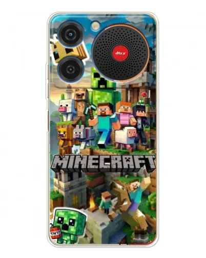 Чехол для ZTE Nubia Music с картинкой «Замок Minecraft» Чехол для ZTE Nubia Music с картинкой «Замок Minecraft»