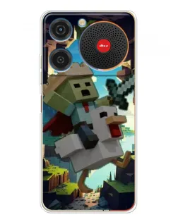Чехол для ZTE Nubia Music с картинкой «Стив и гусь» Чехол для ZTE Nubia Music с картинкой «Стив и гусь»