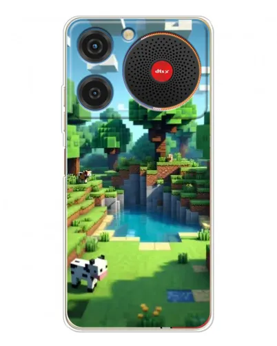 Чехол для ZTE Nubia Music с картинкой «Minecraft летний день» Чехол для ZTE Nubia Music с картинкой «Minecraft летний день»
