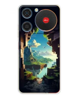 Чехол для ZTE Nubia Music с картинкой «Вид из пещеры»