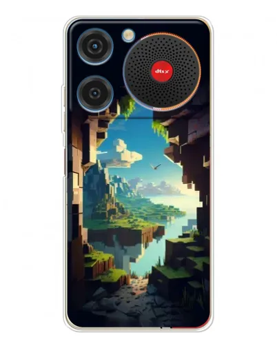 Чехол для ZTE Nubia Music с картинкой «Вид из пещеры» Чехол для ZTE Nubia Music с картинкой «Вид из пещеры»