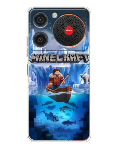 Чехол для ZTE Nubia Music с картинкой «Minecraft ледяной мир» Чехол для ZTE Nubia Music с картинкой «Minecraft ледяной мир»