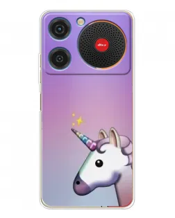 Чехол для ZTE Nubia Music с картинкой «Единорог градиент»