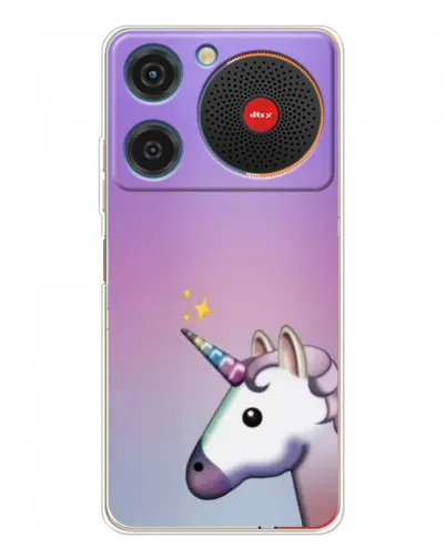 Чехол для ZTE Nubia Music с картинкой «Единорог градиент»