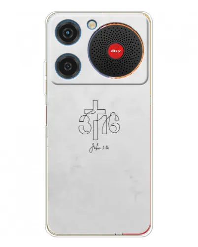 Чехол для ZTE Nubia Music с картинкой «Иоанна 3:16 Крест» Чехол для ZTE Nubia Music с картинкой «Иоанна 3:16 Крест»