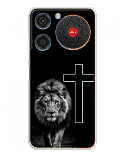 Чехол для ZTE Nubia Music с картинкой «Лев и Крест» Чехол для ZTE Nubia Music с картинкой «Лев и Крест»