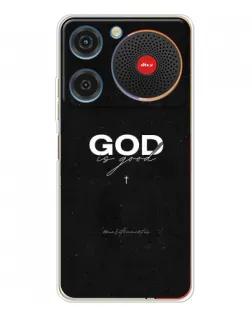 Чехол для ZTE Nubia Music с картинкой «GOD — Бог над всем»