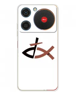 Чехол для ZTE Nubia Music с картинкой «Рыба и крест»