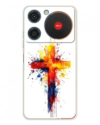 Чехол для ZTE Nubia Music с картинкой «Акварельный крест» Чехол для ZTE Nubia Music с картинкой «Акварельный крест»
