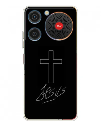 Чехол для ZTE Nubia Music с картинкой «Графический крест Jesus» Чехол для ZTE Nubia Music с картинкой «Графический крест Jesus»