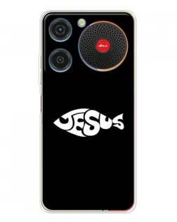 Чехол для ZTE Nubia Music с картинкой «Рыба Jesus» Чехол для ZTE Nubia Music с картинкой «Рыба Jesus»