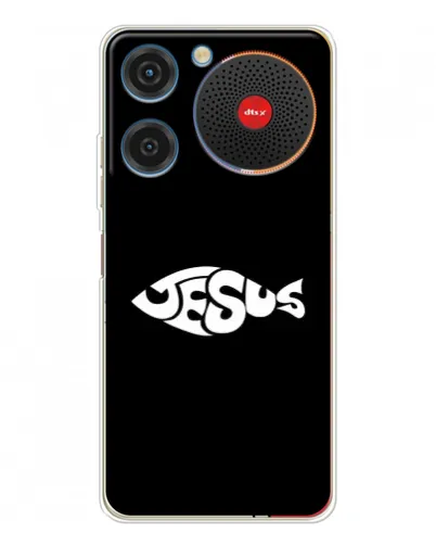 Чехол для ZTE Nubia Music с картинкой «Рыба Jesus» Чехол для ZTE Nubia Music с картинкой «Рыба Jesus»