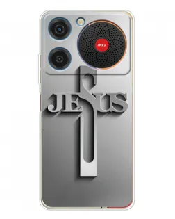 Чехол для ZTE Nubia Music с картинкой «Металлический крест Jesus» Чехол для ZTE Nubia Music с картинкой «Металлический крест Jesus»