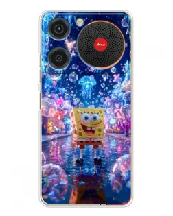 Чехол для ZTE Nubia Music с картинкой «Неоновый океан»