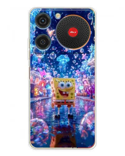 Чехол для ZTE Nubia Music с картинкой «Неоновый океан»