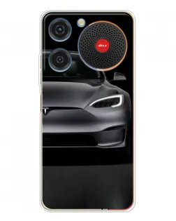 Чехол для ZTE Nubia Music с картинкой «Tesla Model S Look» Чехол для ZTE Nubia Music с картинкой «Tesla Model S Look»
