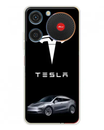 Чехол для ZTE Nubia Music с картинкой «Tesla Model Y»