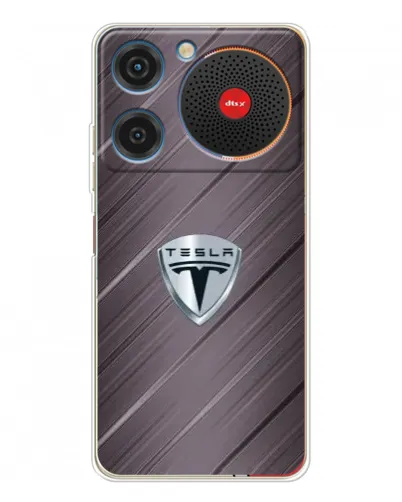 Чехол для ZTE Nubia Music с картинкой «Металлическая текстура Tesla»