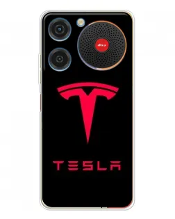 Чехол для ZTE Nubia Music с картинкой «Tesla Red Logo»