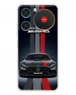 Чехол для ZTE Nubia Music с картинкой «Mercedes — белый карбон» Чехол для ZTE Nubia Music с картинкой «Mercedes — белый карбон»