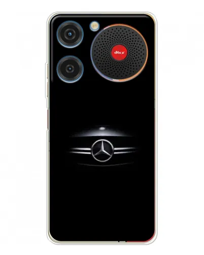 Чехол для ZTE Nubia Music с картинкой «Mercedes — абстрактные линии»