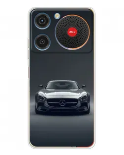 Чехол для ZTE Nubia Music с картинкой «Mercedes на черном»