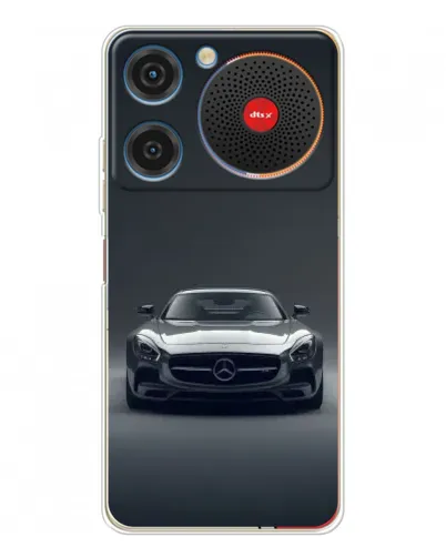 Чехол для ZTE Nubia Music с картинкой «Mercedes на черном»