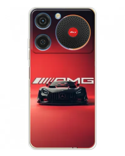 Чехол для ZTE Nubia Music с картинкой «Mercedes AMG — красная линия»