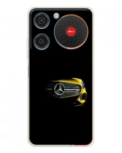 Чехол для ZTE Nubia Music с картинкой «Mercedes — ретро стиль»
