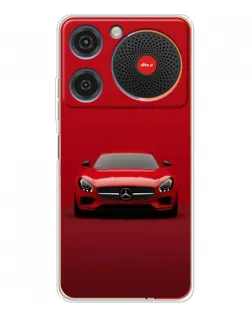 Чехол для ZTE Nubia Music с картинкой «Красный Mercedes AMG»