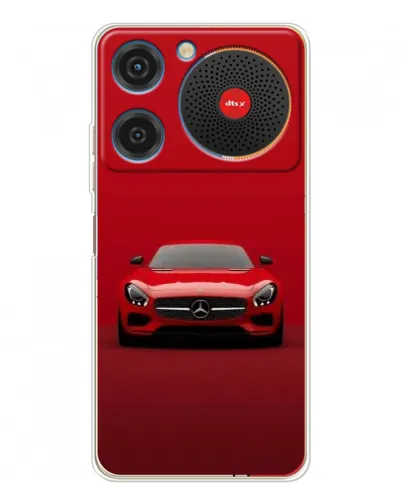 Чехол для ZTE Nubia Music с картинкой «Красный Mercedes AMG»