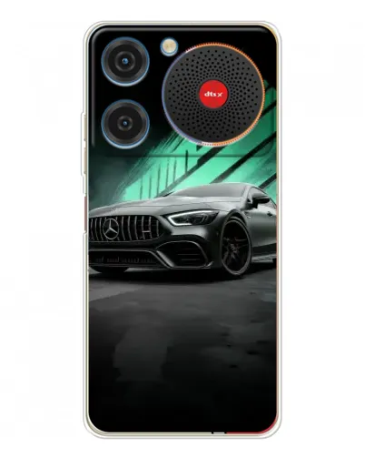 Чехол для ZTE Nubia Music с картинкой «Темный Mercedes AMG»
