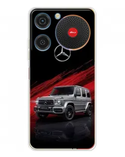 Чехол для ZTE Nubia Music с картинкой «Mercedes G-Class красный»