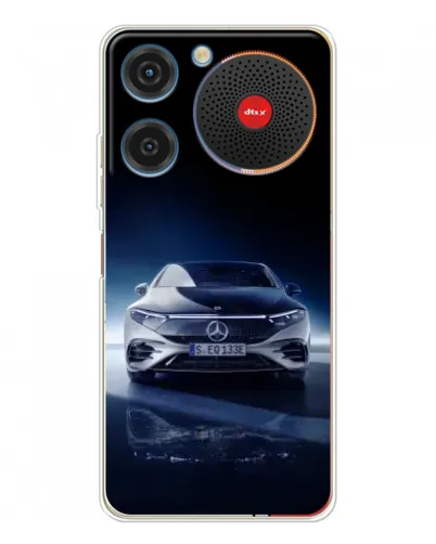 Чехол для ZTE Nubia Music с картинкой «Ночной Mercedes EQ»