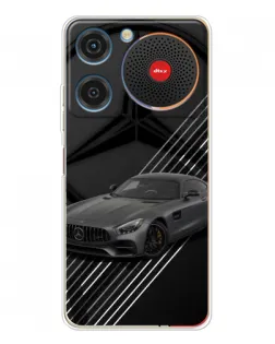 Чехол для ZTE Nubia Music с картинкой «Mercedes AMG — графика»