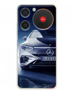 Чехол для ZTE Nubia Music с картинкой «Mercedes EQ — будущее»