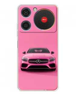 Чехол для ZTE Nubia Music с картинкой «Розовый Mercedes AMG»
