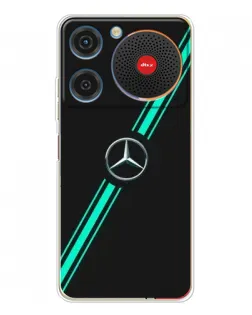 Чехол для ZTE Nubia Music с картинкой «Спортивные линии Mercedes»