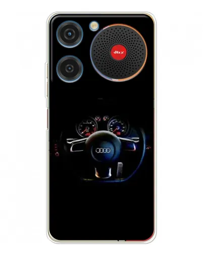 Чехол для ZTE Nubia Music с картинкой «Салон Audi — руль»