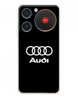 Чехол для ZTE Nubia Music с картинкой «Классическое лого Audi» Чехол для ZTE Nubia Music с картинкой «Классическое лого Audi»