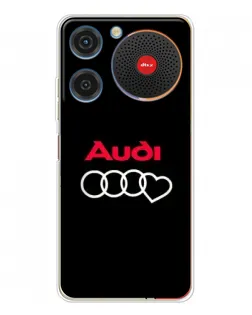 Чехол для ZTE Nubia Music с картинкой «Логотип Audi Heart» Чехол для ZTE Nubia Music с картинкой «Логотип Audi Heart»