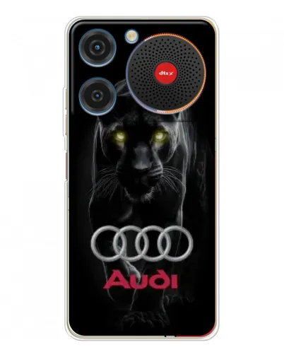 Чехол для ZTE Nubia Music с картинкой «Пантера и Audi»