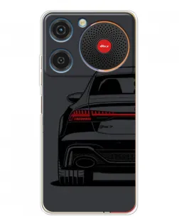 Чехол для ZTE Nubia Music с картинкой «Задняя часть Audi — арт»