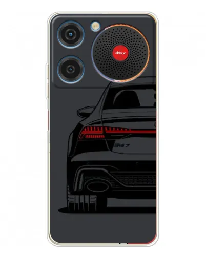 Чехол для ZTE Nubia Music с картинкой «Задняя часть Audi — арт»