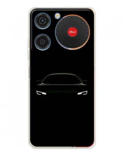 Чехол для ZTE Nubia Music с картинкой «Взгляд Audi в темноте»